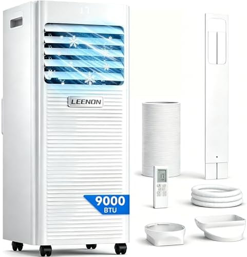 9000 BTU Portable Air Conditioner with Dehumidifier and Fan - view 1