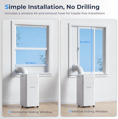 9000 BTU Portable Air Conditioner with Dehumidifier and Fan - view 5