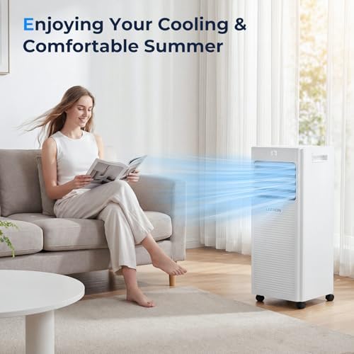 9000 BTU Portable Air Conditioner with Dehumidifier and Fan - view 7