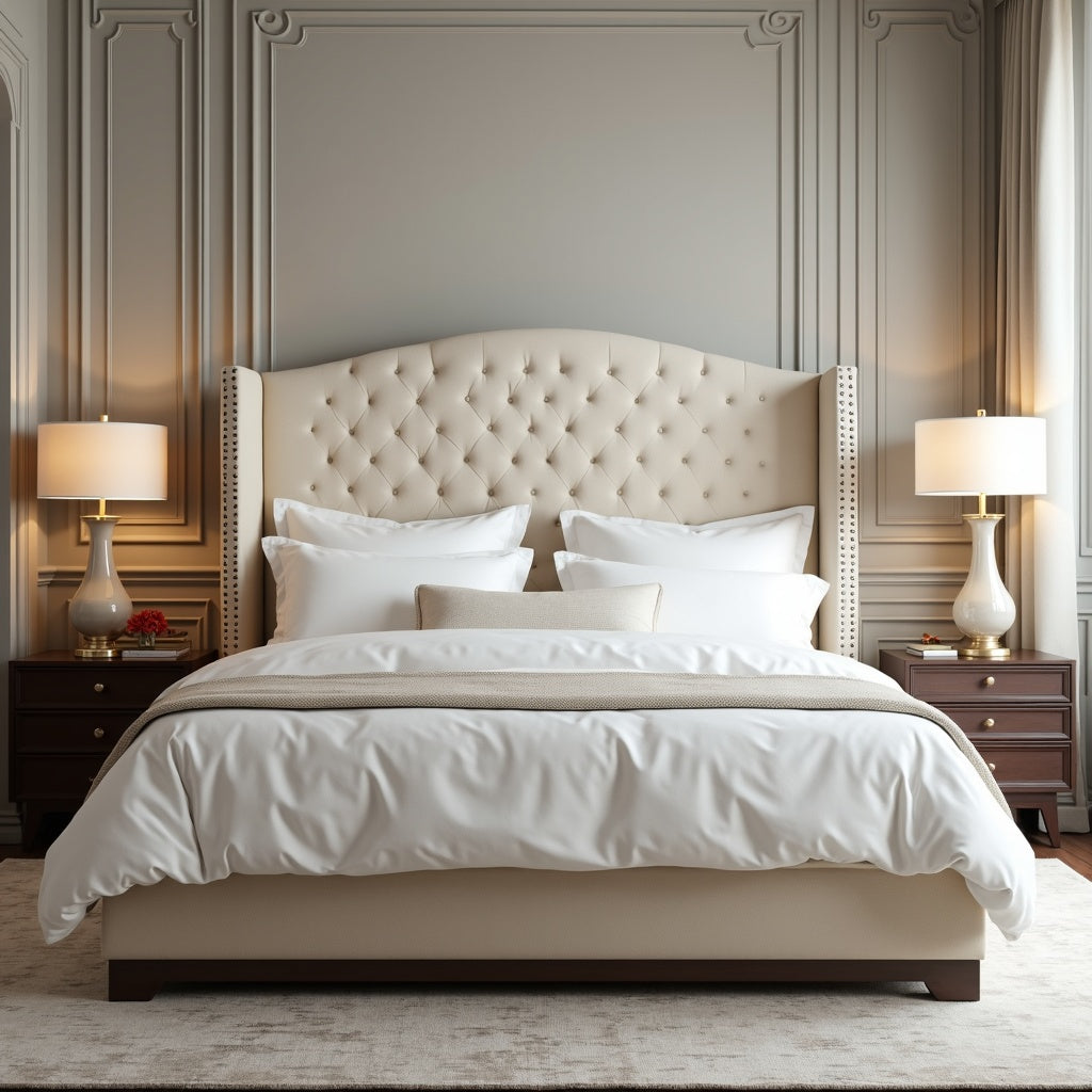 Luxury Upholstered Bed - King – Luxlighting