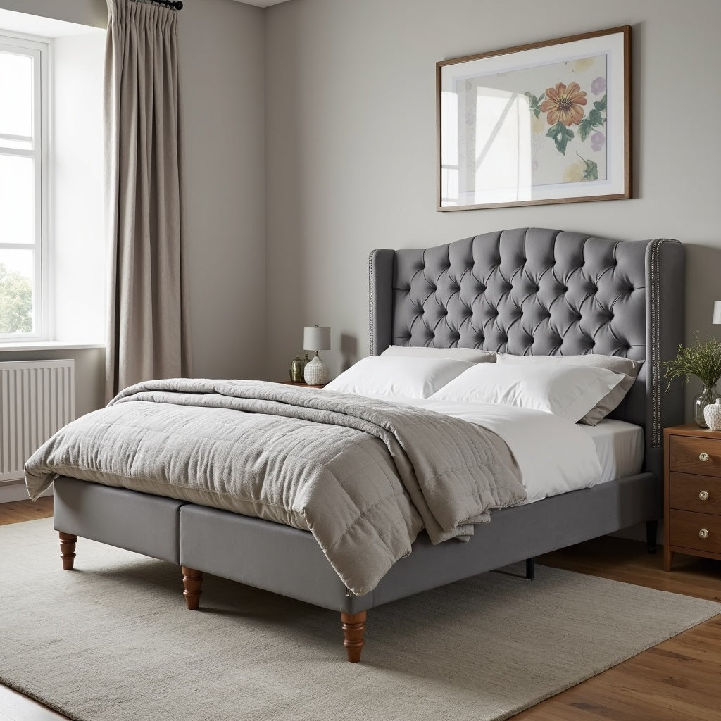 Chesterfield Bed Frame - Double – Luxlighting