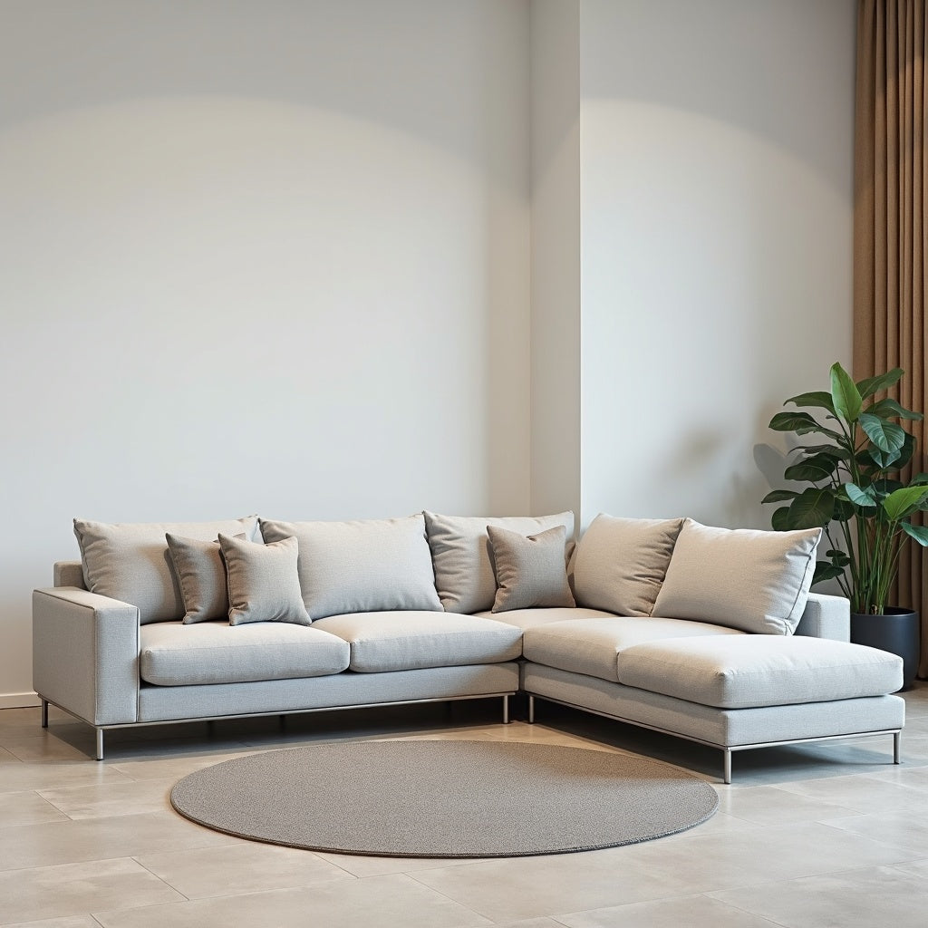 Contemporary L-Shaped Sectional Sofa – Luxlighting
