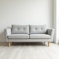 Minimalist Grey 3-Seater Sofa – Luxlighting