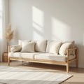 Scandinavian Wooden Sofa – Luxlighting