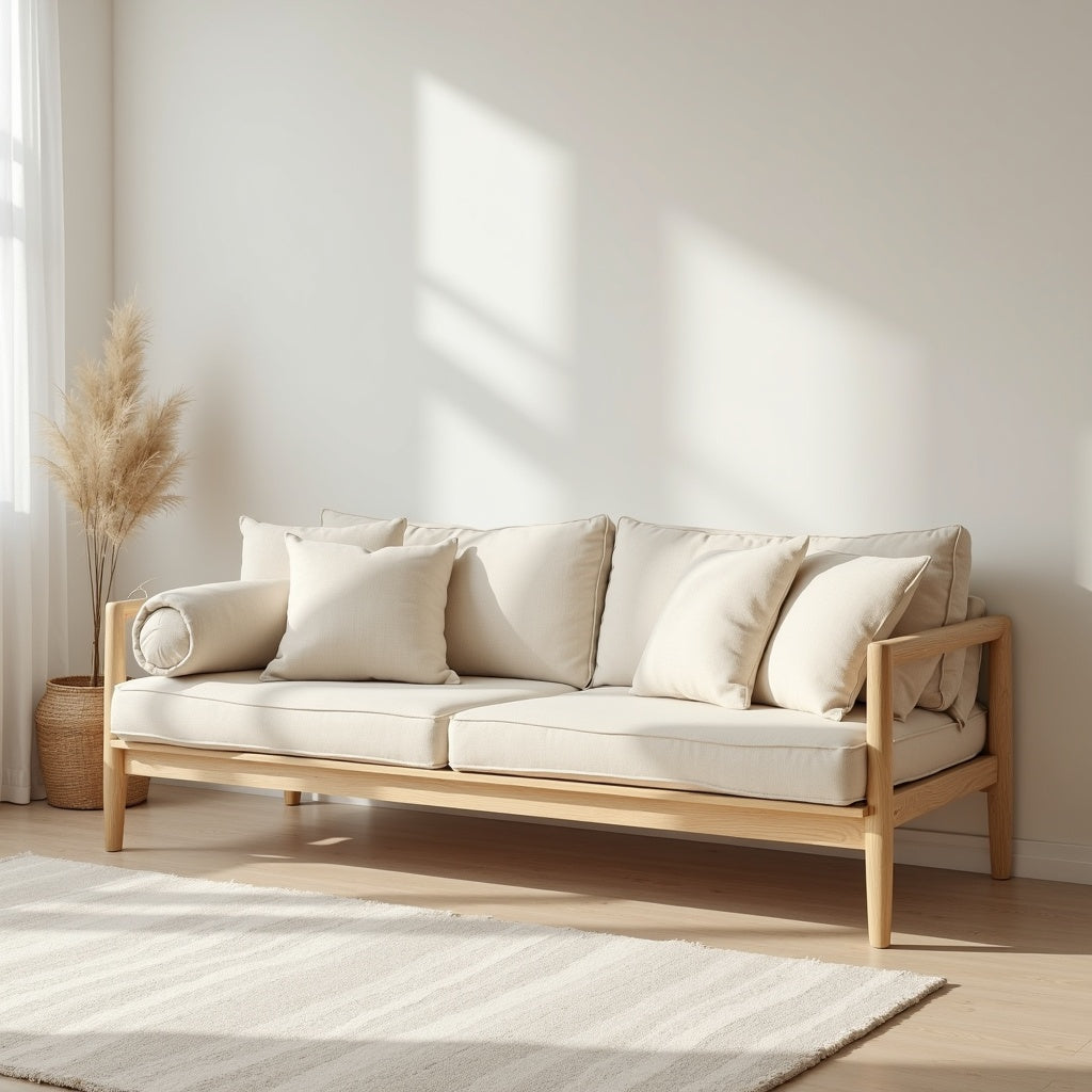 Scandinavian Wooden Sofa – Luxlighting