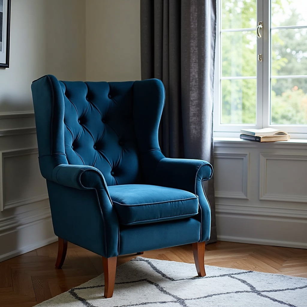 Wingback Accent Chair - Tufted – Luxlighting
